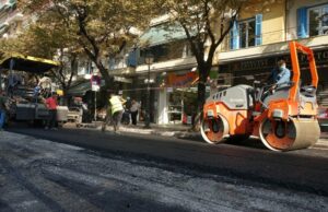 Τριήμερο ασφαλτοστρώσεων από τη Διεύθυνση Βιώσιμης Κινητικότητας και Δικτύων του Δήμου Θεσσαλονίκης