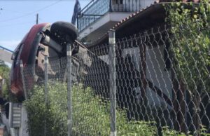 Φίλυρο Θεσσαλονίκης: Αυτοκίνητο μπήκε σε αυλή σπιτιού