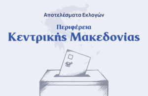 Αποτελέσματα Περιφέρειας Κεντρικής Μακεδονίας – 35% Ενσωμάτωση